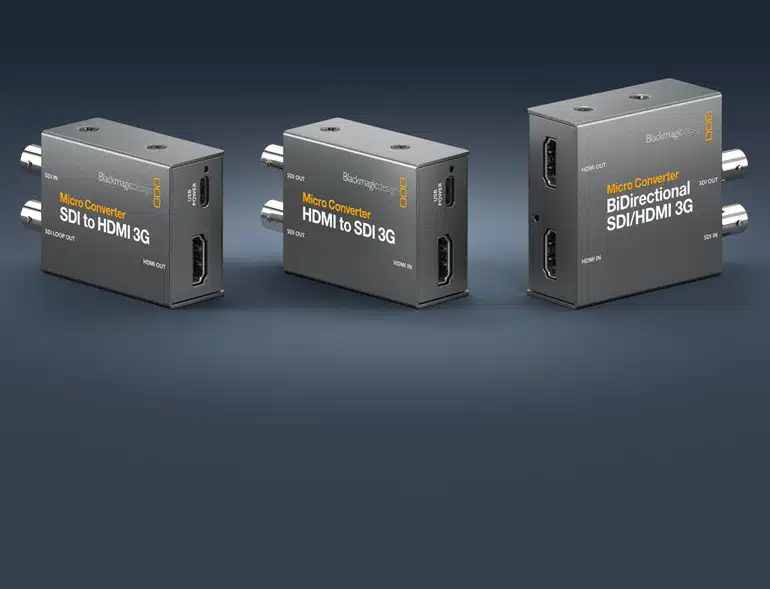 Blackmagic 3G Micro Converters